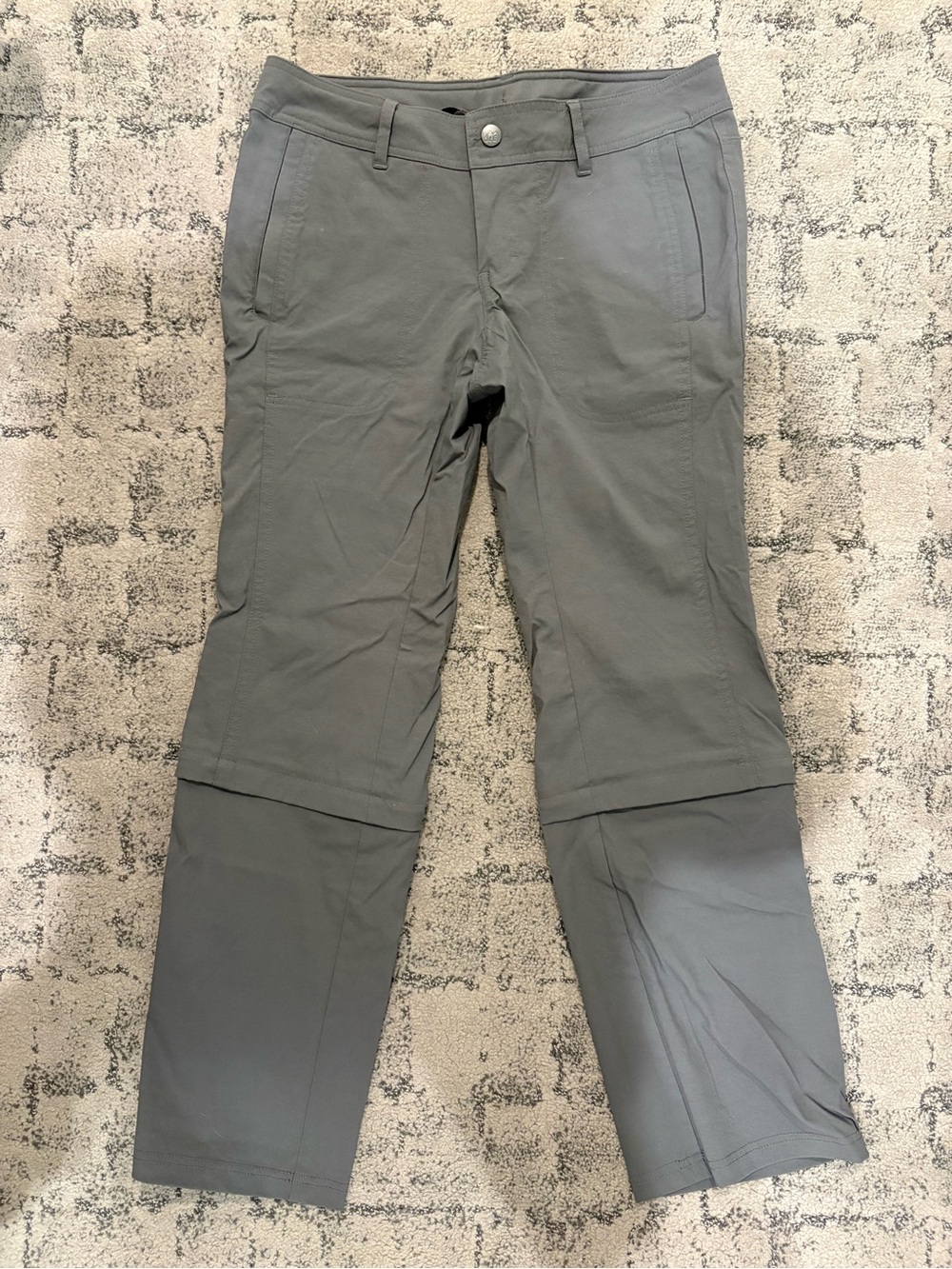 REI Men's Gray Convertible Chino Pants